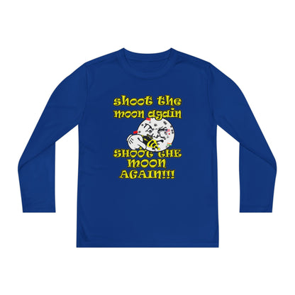 shoot the moon again - Youth Long Sleeve Competitor Tee