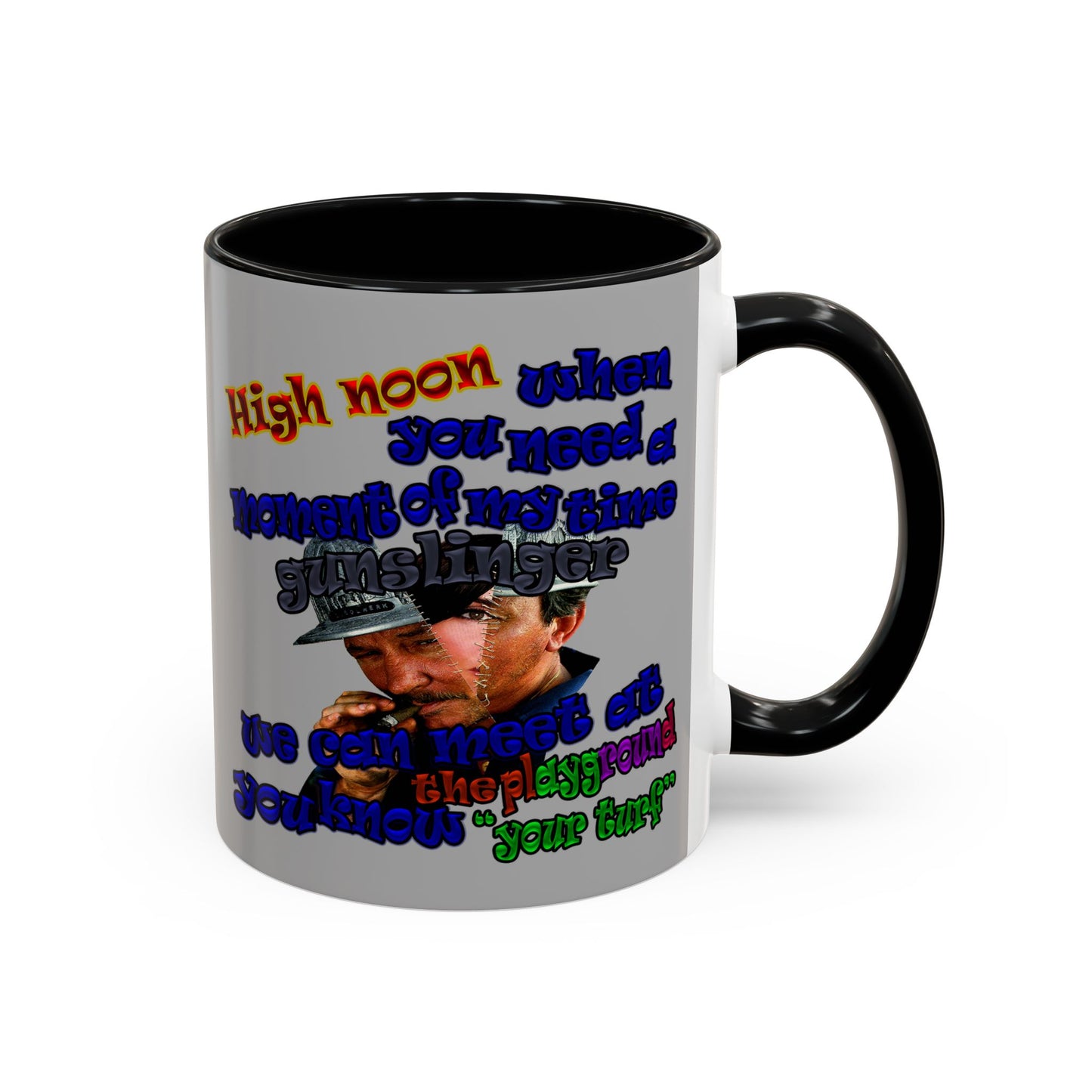 high noon - Accent Mug (light grey)