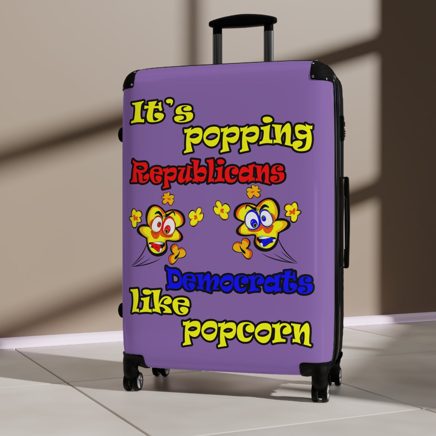 popping like popcorn - Suitcase (light purple)