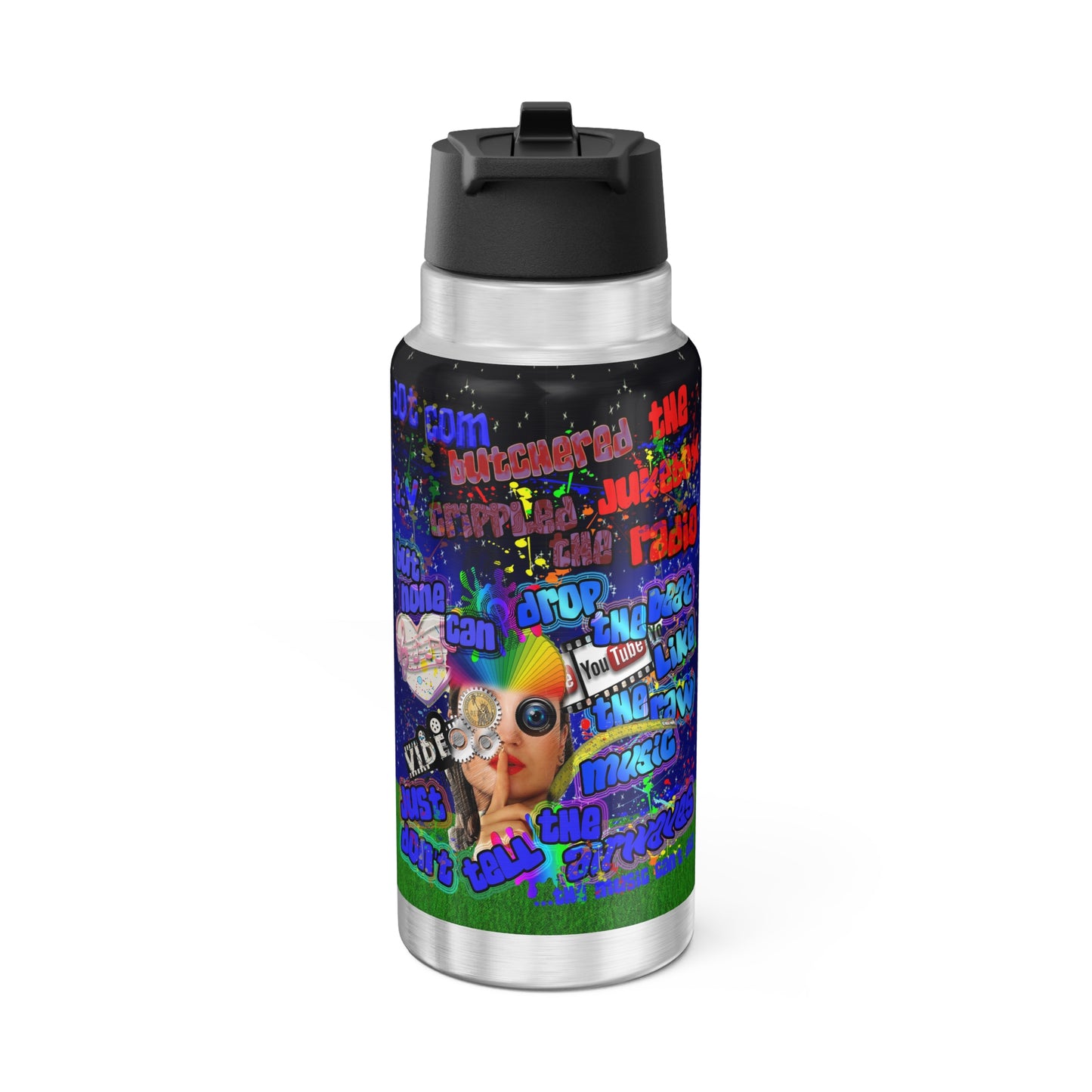 drop the beat - Gator Tumbler, 32oz  ('snoops' background)