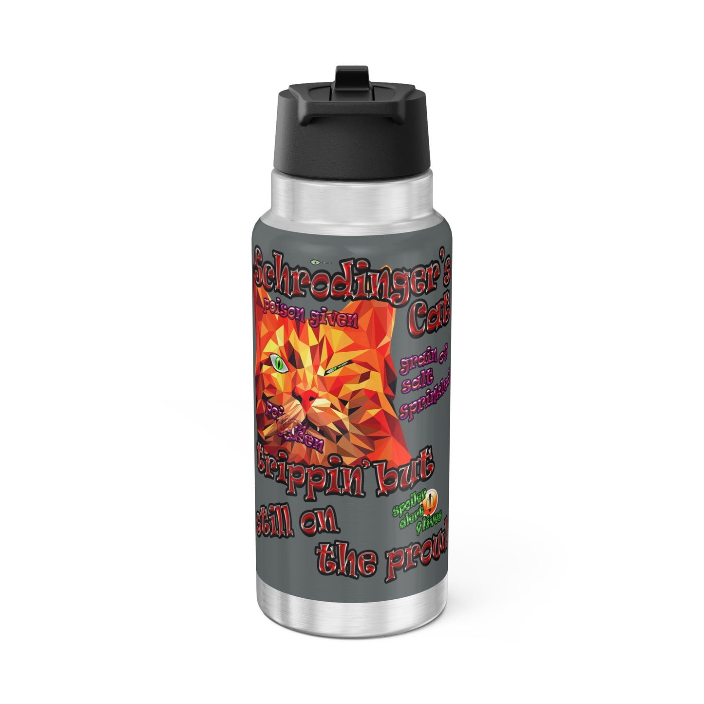 schrodinger's cat - Gator Tumbler, 32oz (dark grey)
