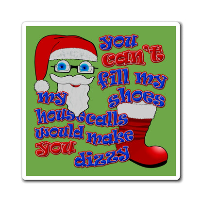 santa's shoes - Magnets - (green)