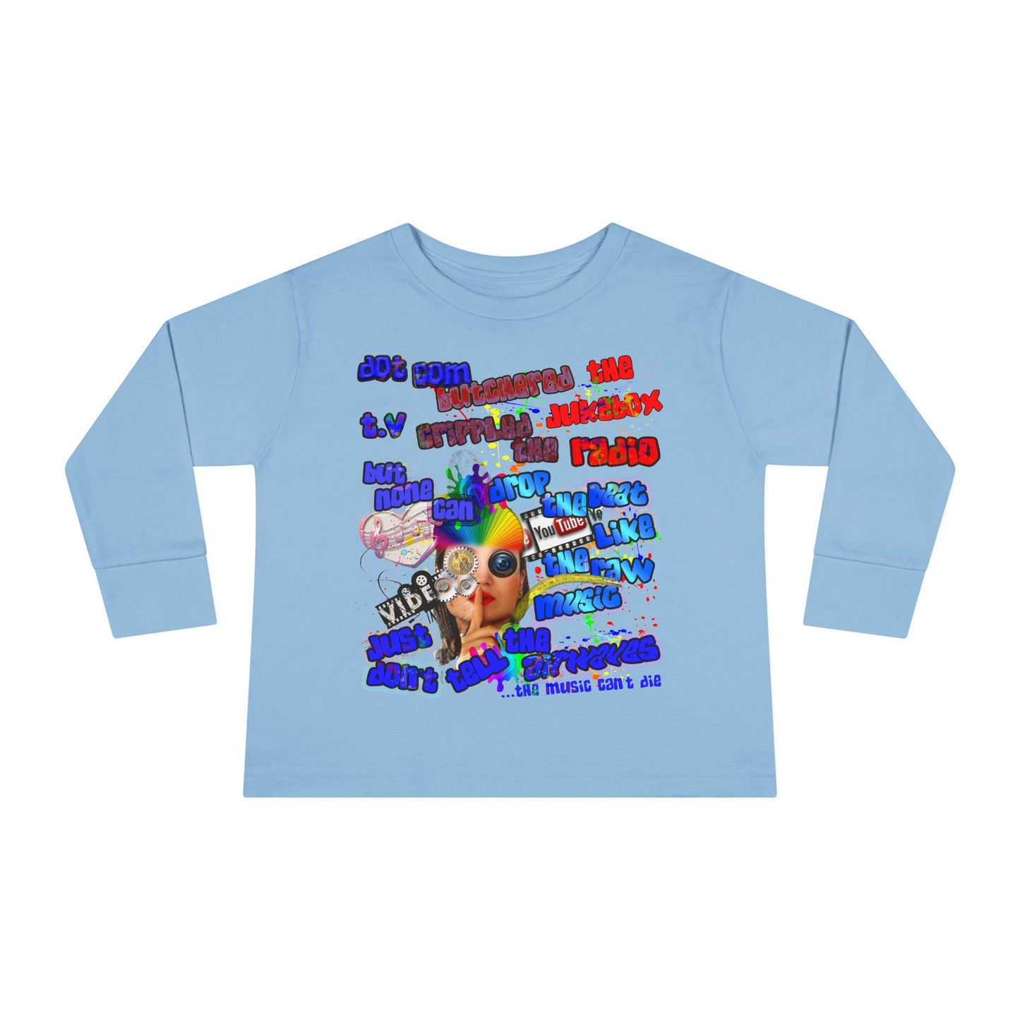 drop the beat - Toddler Long Sleeve Tee