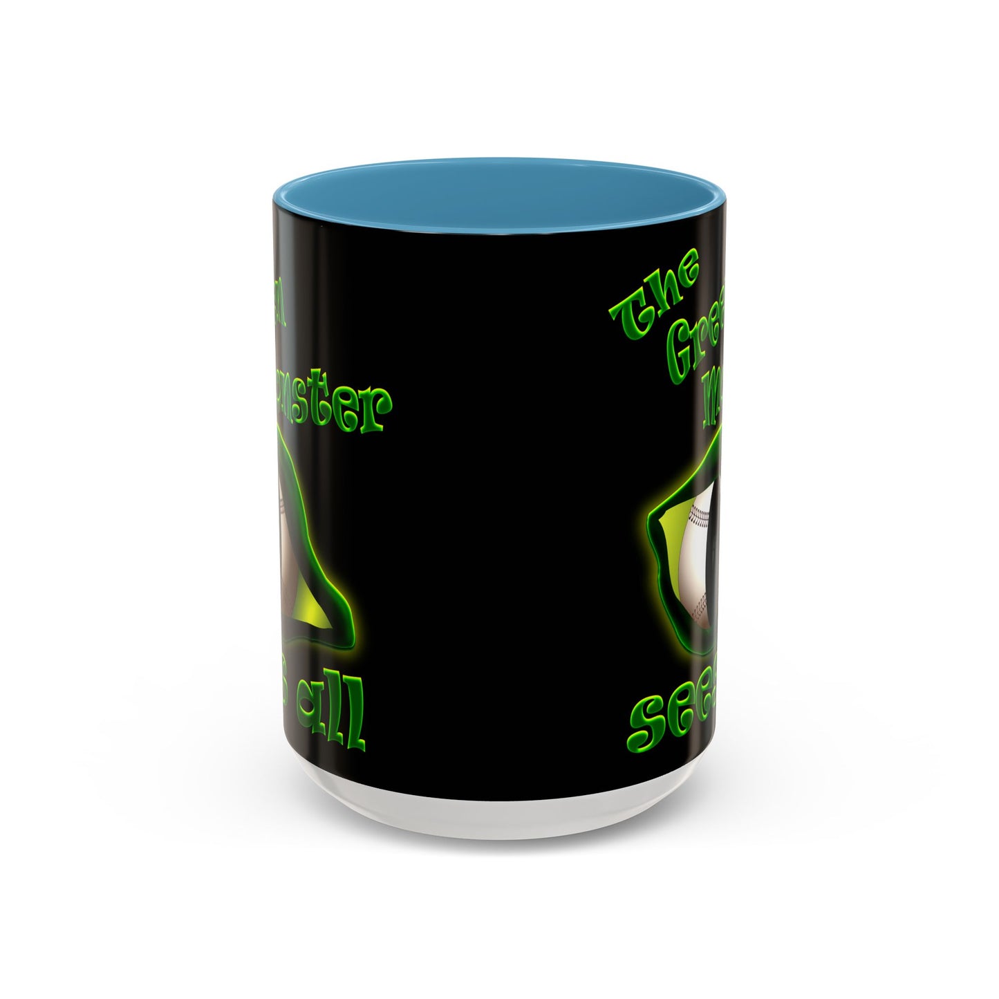 green monster - Accent Mug (black)