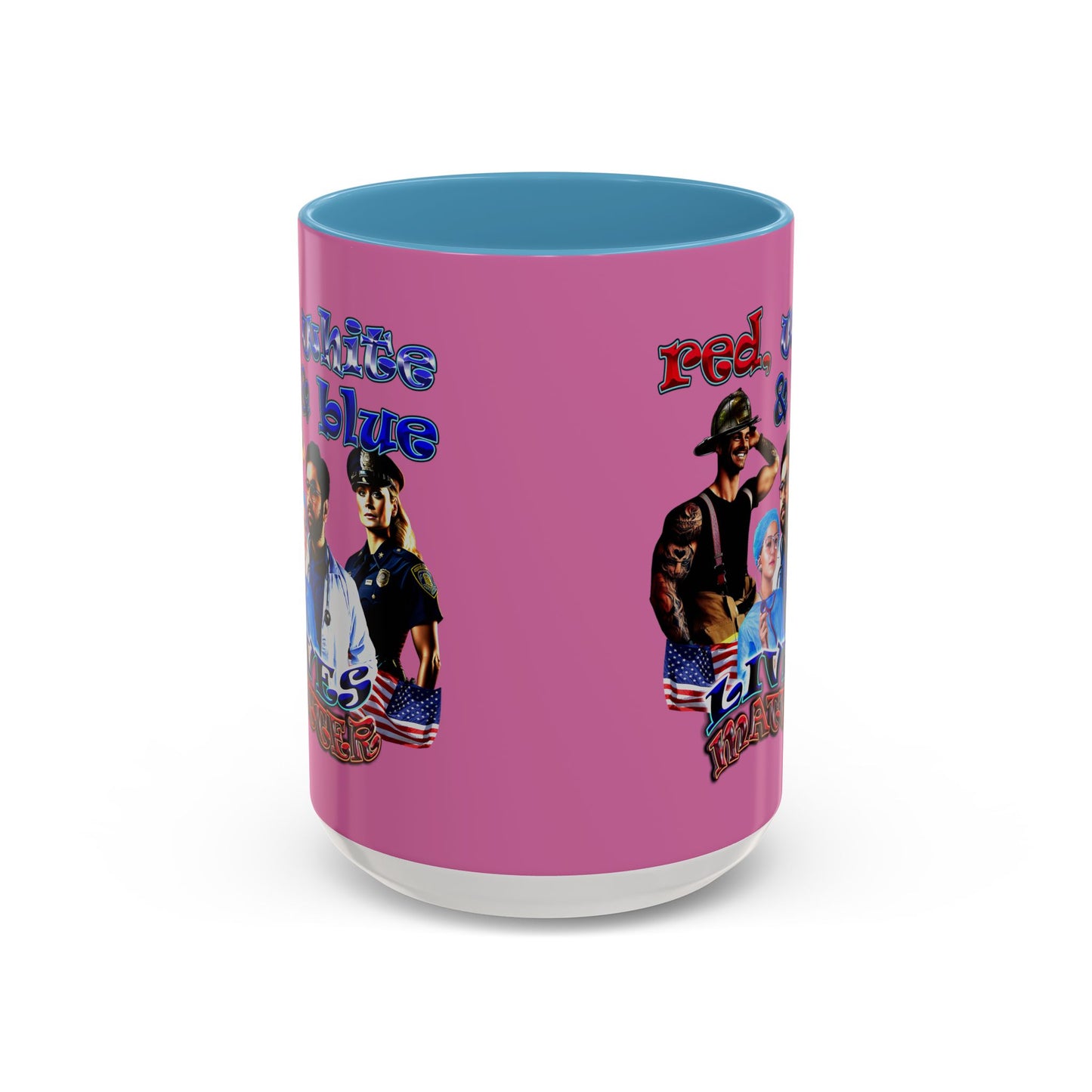 rw&b lives matter - Accent Mug (light pink)