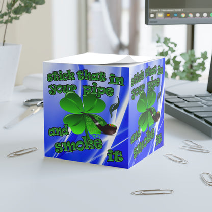 stick that in your pipe and smoke it - note cube (blue-white wave)