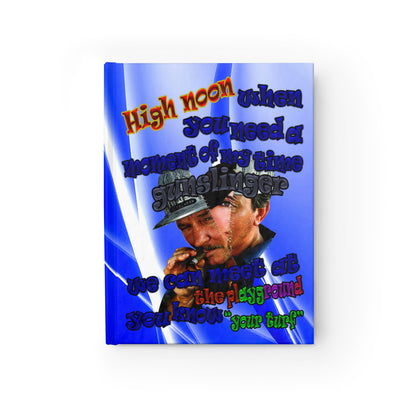 high noon - journal-lined (blue-white wave)