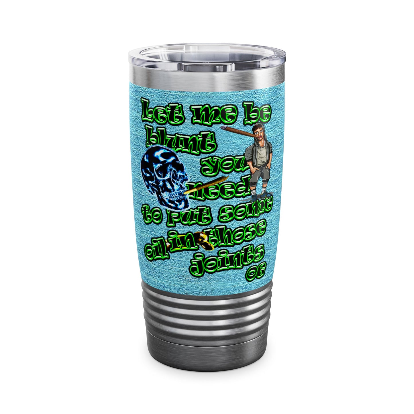 og - Ringneck Tumbler, 20oz (faded blue)