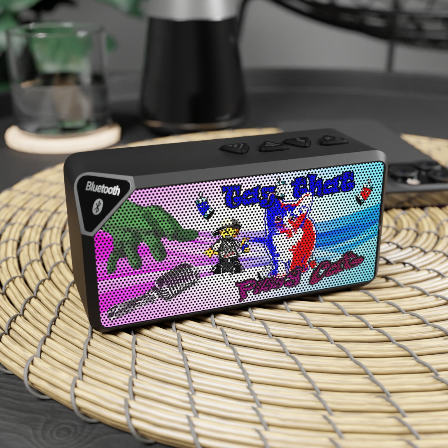 tag that - Jabba Bluetooth Speaker (light blue-pink wave)