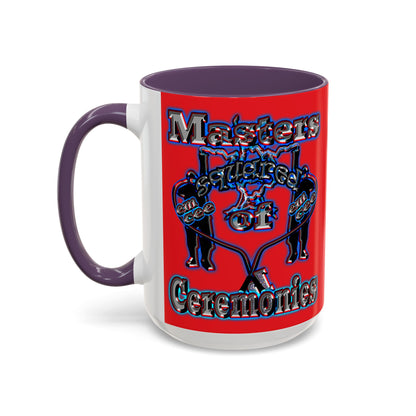 em cee squared - Accent Mug (red)