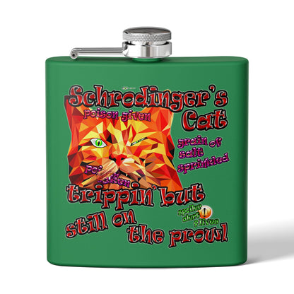 schrodinger's cat - Stainless Steel Flask