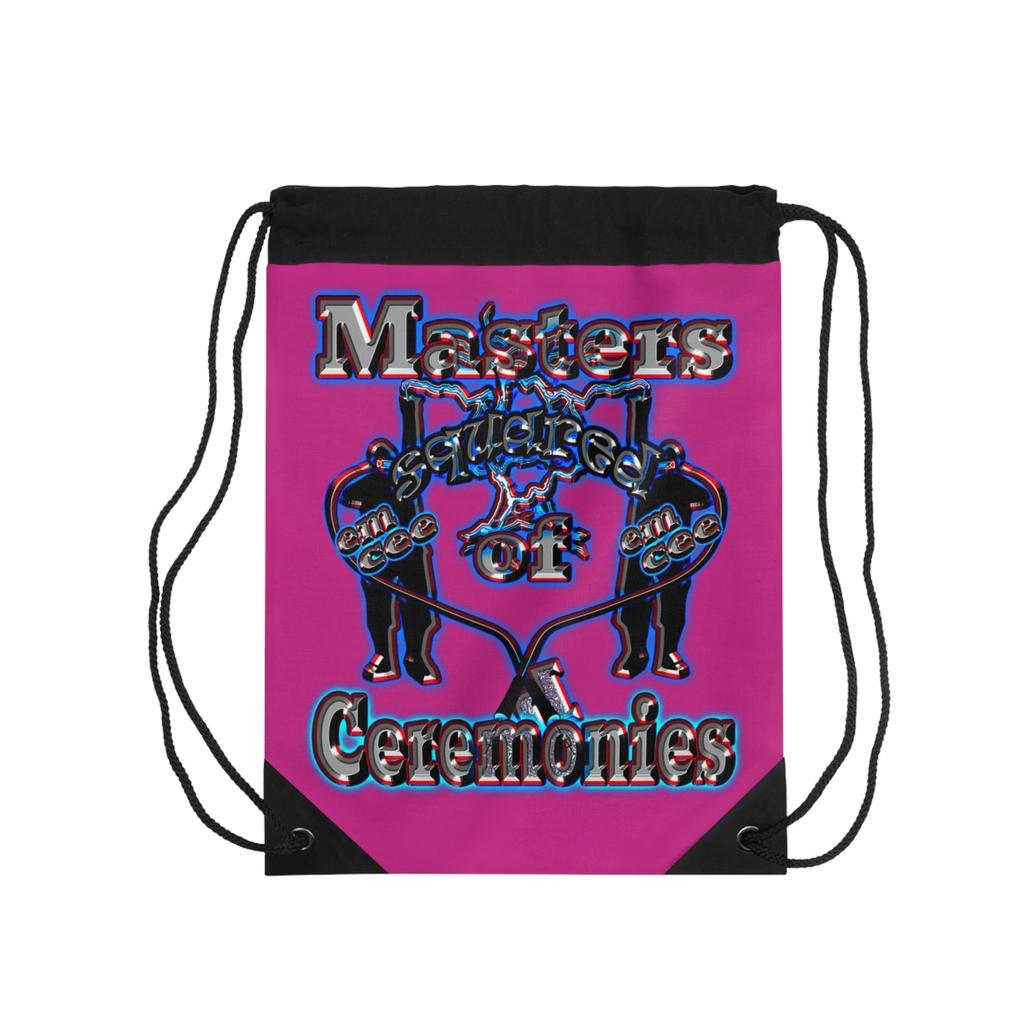 em cee squared - Drawstring Bag (pink)