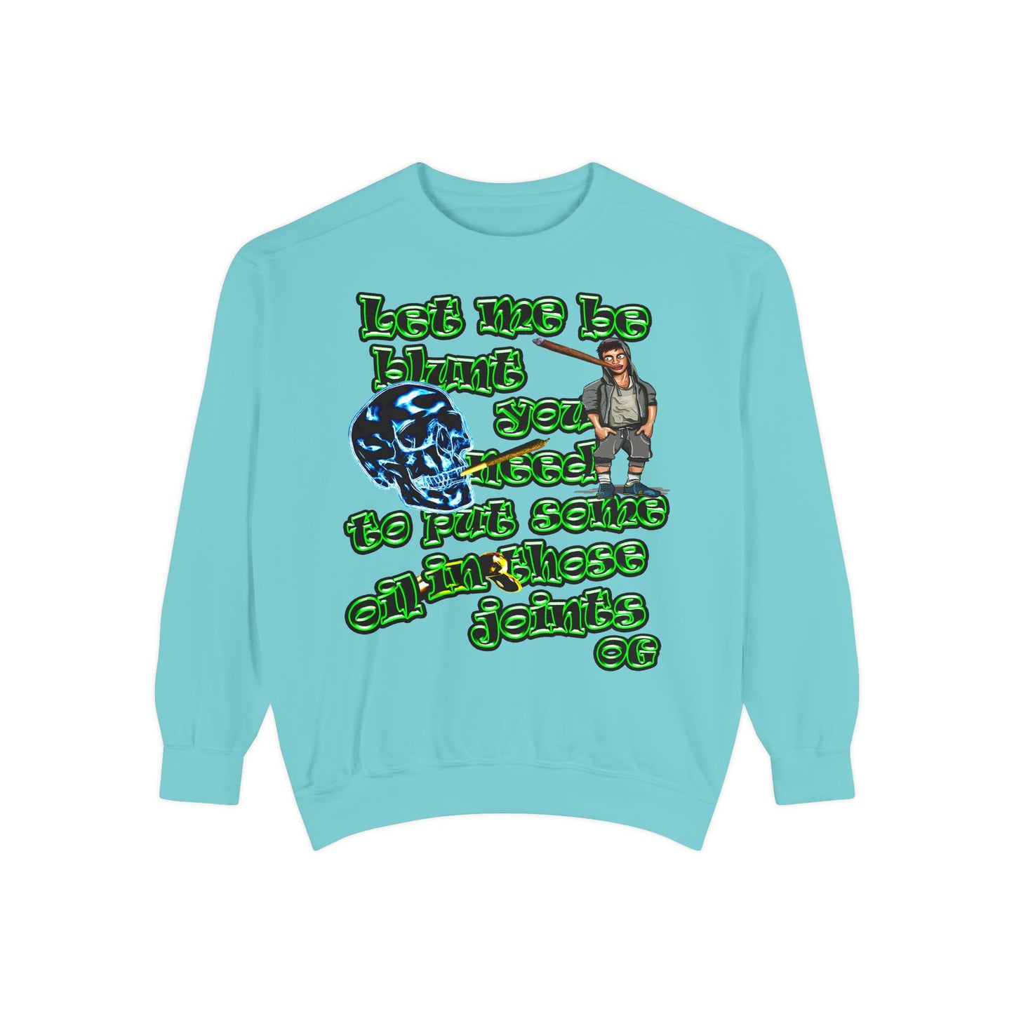 og - Unisex Garment-Dyed Sweatshirt