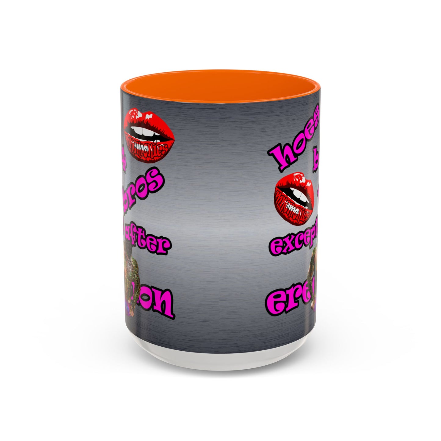 hoes b4 bros - Accent Mug (brushed nickel)