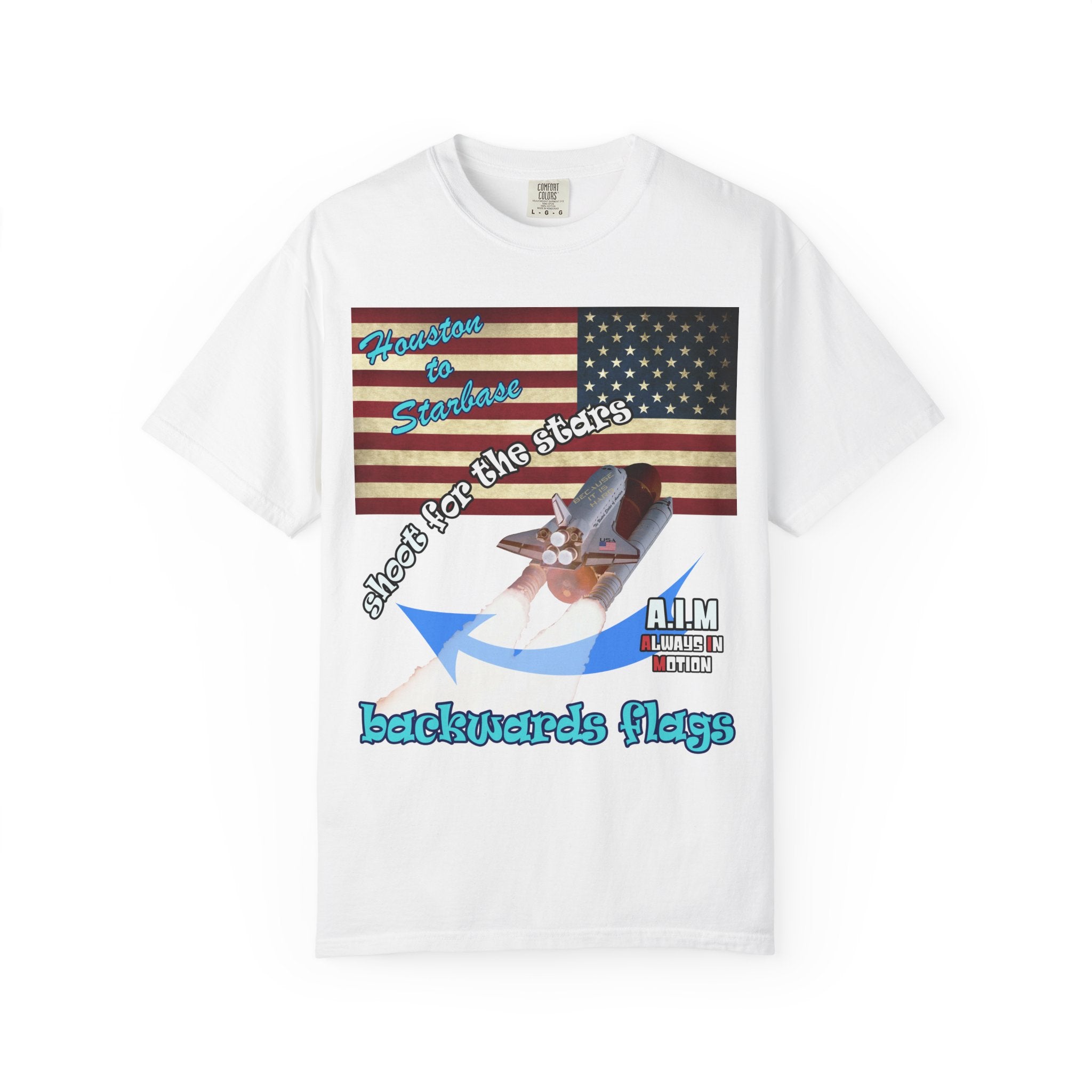 shoot for the stars - Unisex Garment-Dyed T-shirt