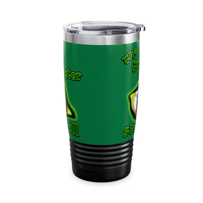 green monster - Ringneck Tumbler, 20oz (dark green)