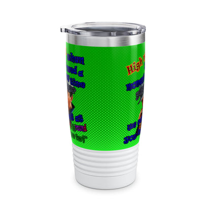 high noon - Ringneck Tumbler, 20oz (logo green)