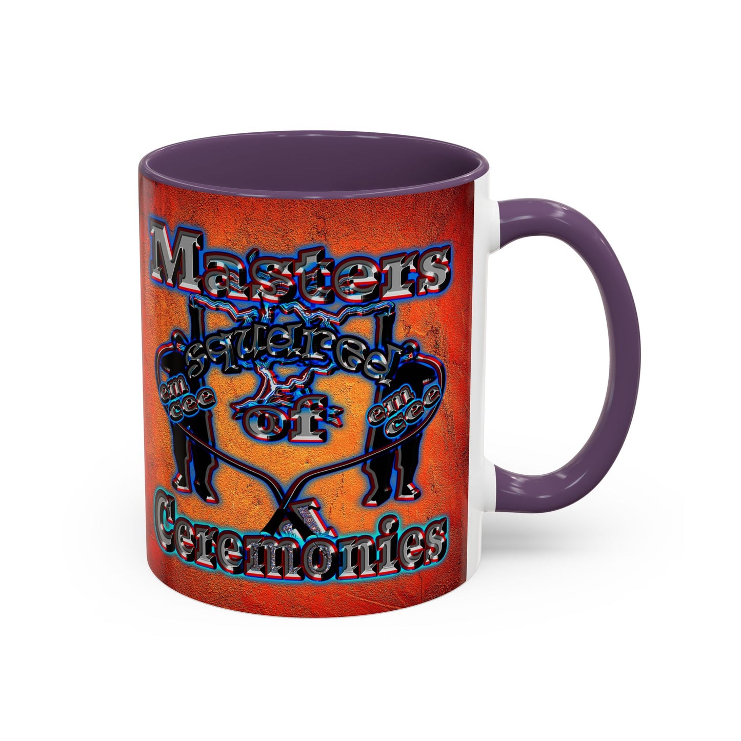 em cee squared - Accent Mug (burnt orange)