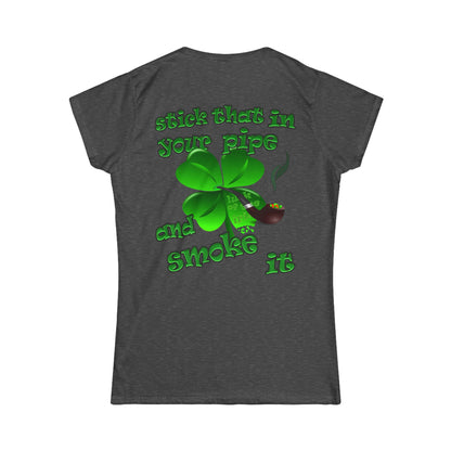 celtics logo - Women's Softstyle Tee
