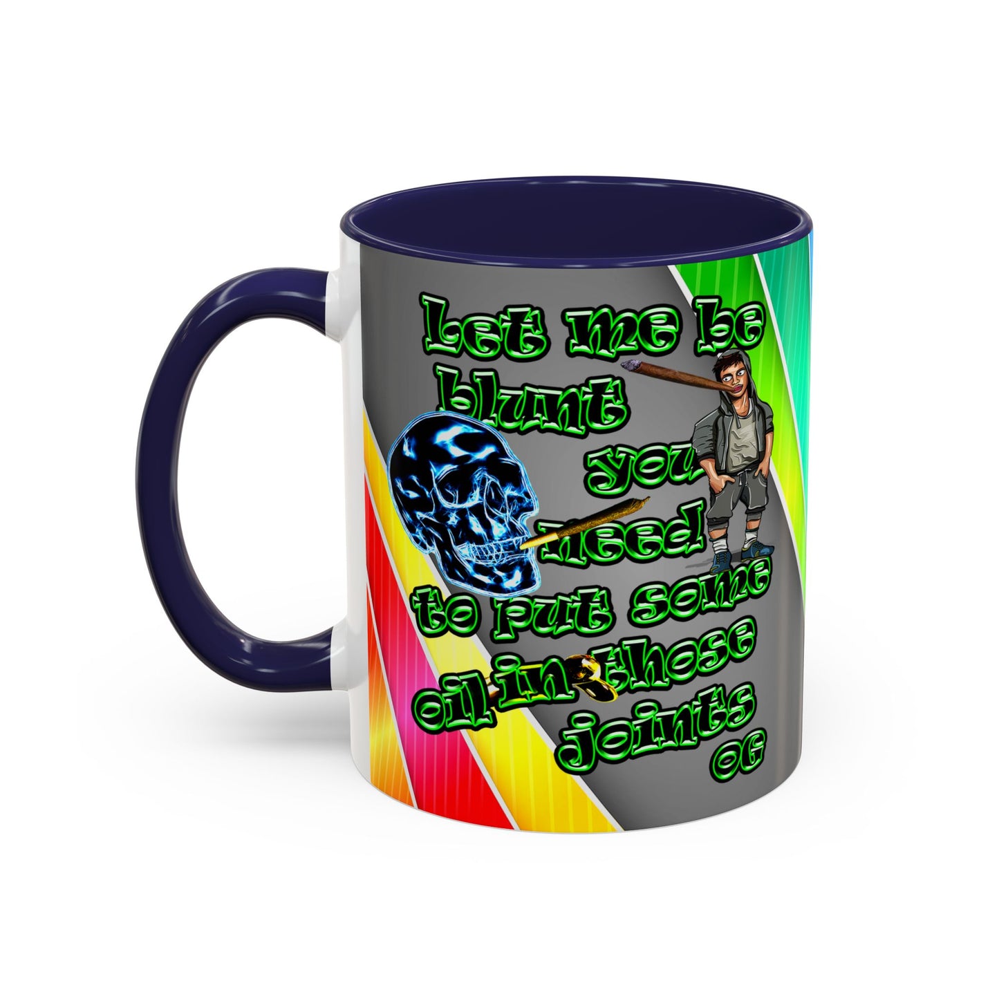 og - Accent Mug (rainbow split)