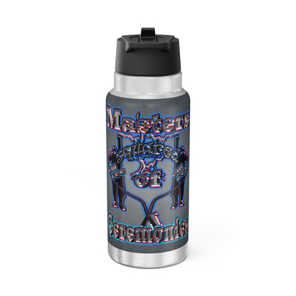 em cee squared - Gator Tumbler, 32oz (grey-light grey)