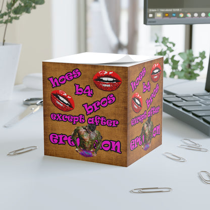 hoes b4 bros - note cube (brown papyrus)