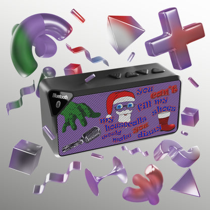 santa's shoes - Jabba Bluetooth Speaker (light purple)