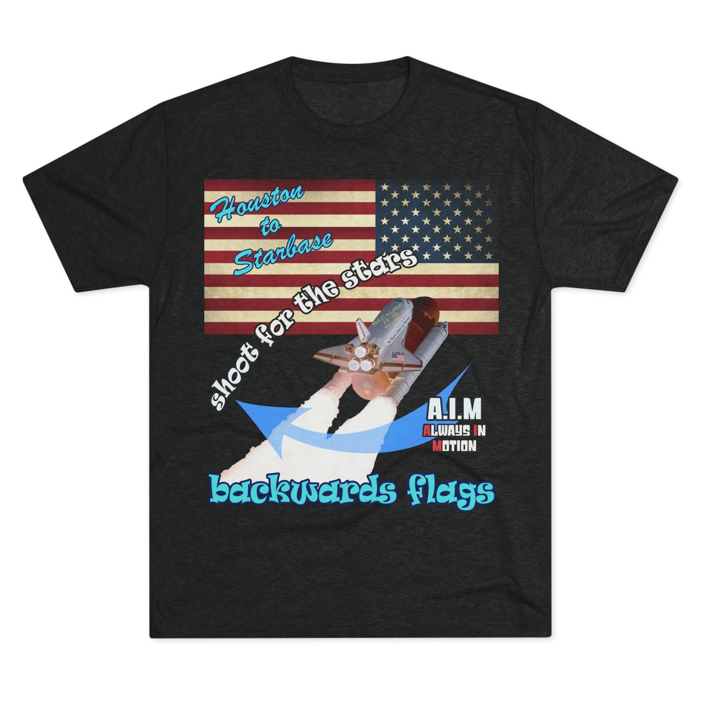 shoot for the stars - Unisex Tri-Blend Crew Tee
