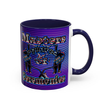 em cee squared - Accent Mug (purple wave)