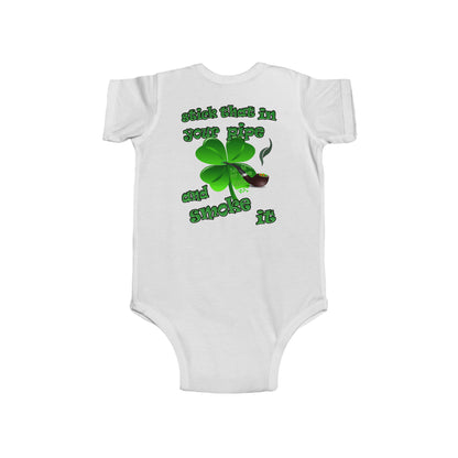 celtics logo - Infant Fine Jersey Bodysuit
