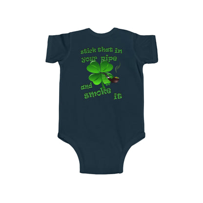 celtics logo - Infant Fine Jersey Bodysuit