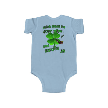 celtics logo - Infant Fine Jersey Bodysuit