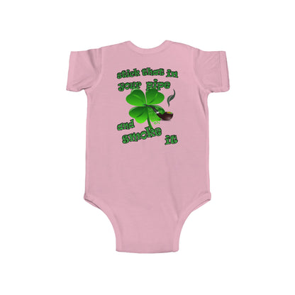 celtics logo - Infant Fine Jersey Bodysuit