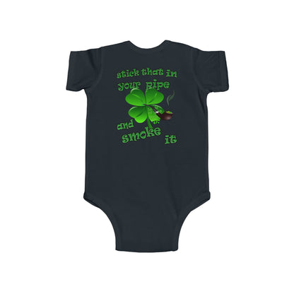 celtics logo - Infant Fine Jersey Bodysuit