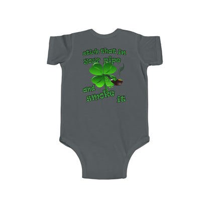 celtics logo - Infant Fine Jersey Bodysuit