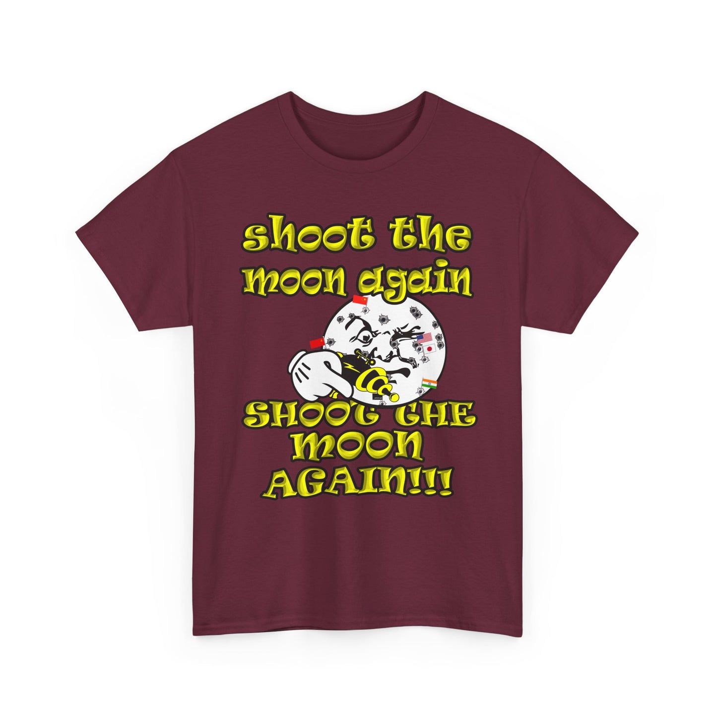 shoot the moon again - Unisex Heavy Cotton Tee
