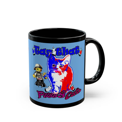 tag that - Black Mug (light blue)