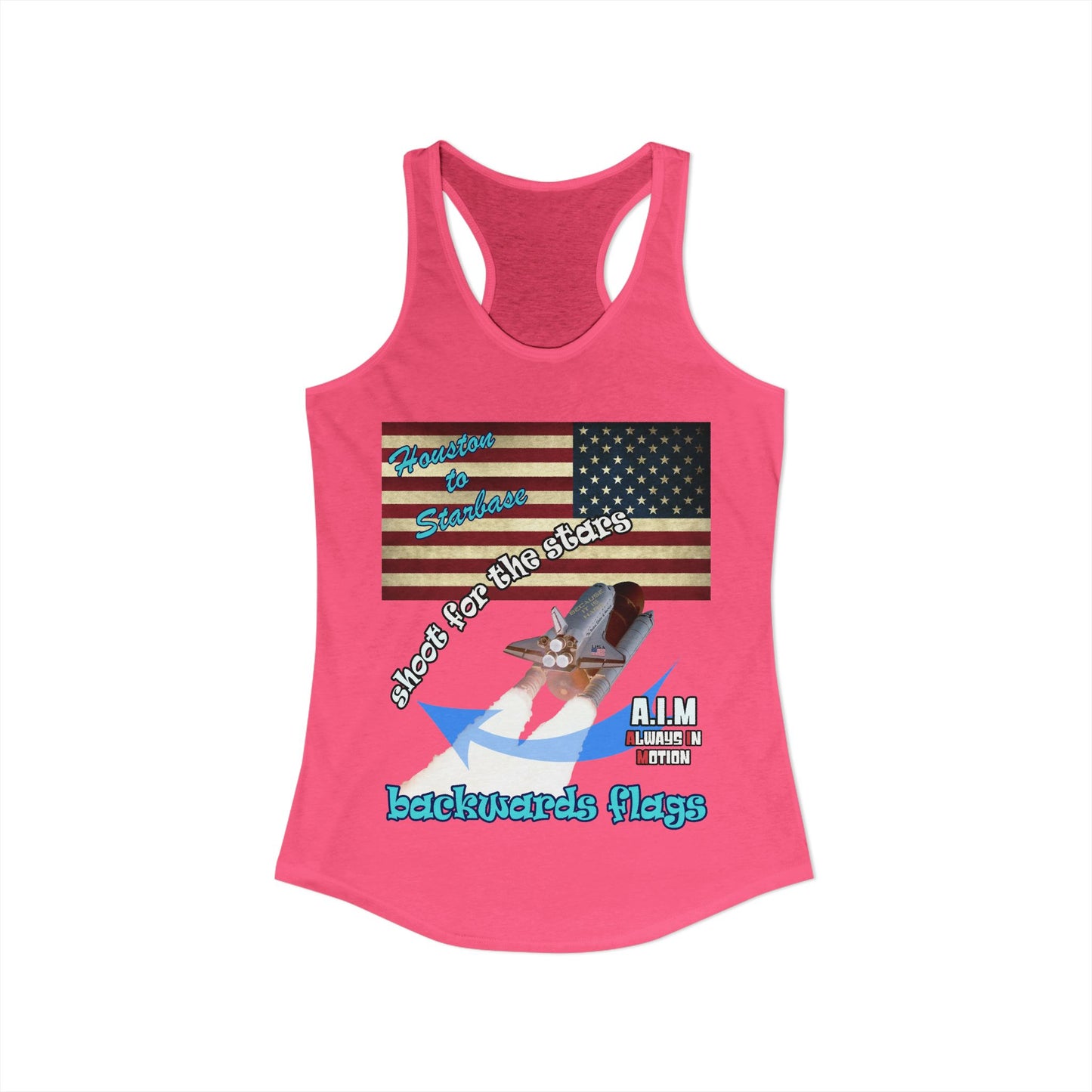 shoot for the stars - Women's Ideal Racerback Tank