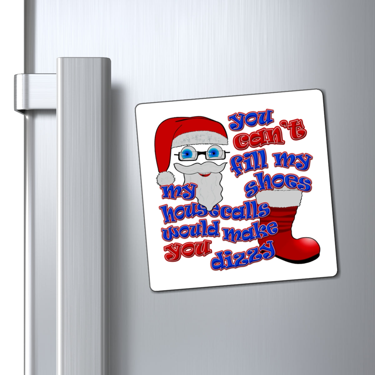 santa's shoes - Magnets - (white)