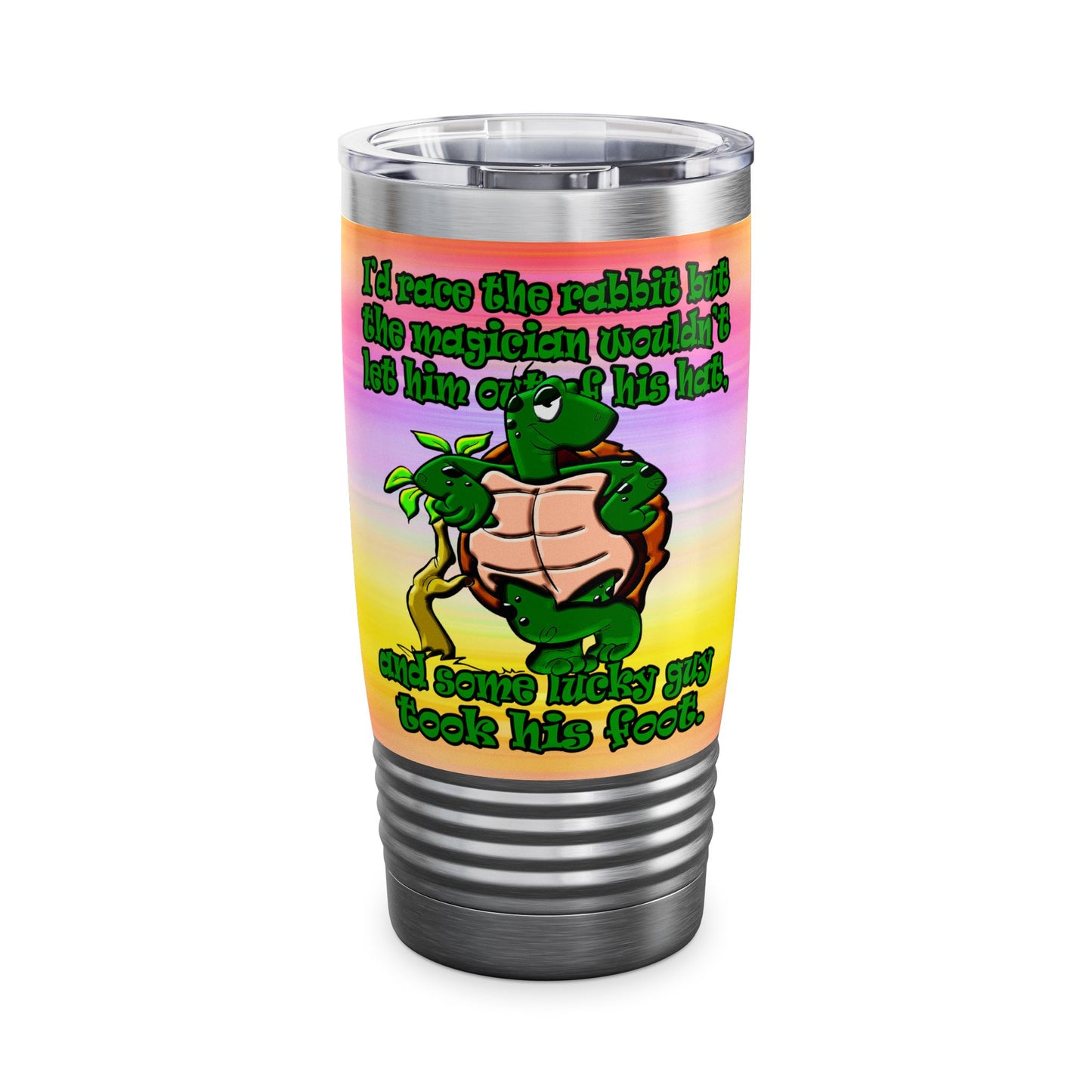 turtle race - Ringneck Tumbler, 20oz (color blur)