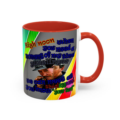 high noon - Accent Mug (rainbow split)