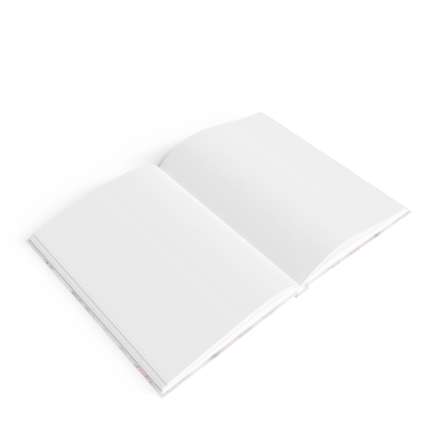 popping like popcorn - journal-blank (white marble)