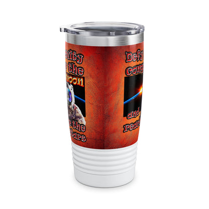 defy conquer reach - Ringneck Tumbler, 20oz (burnt orange)