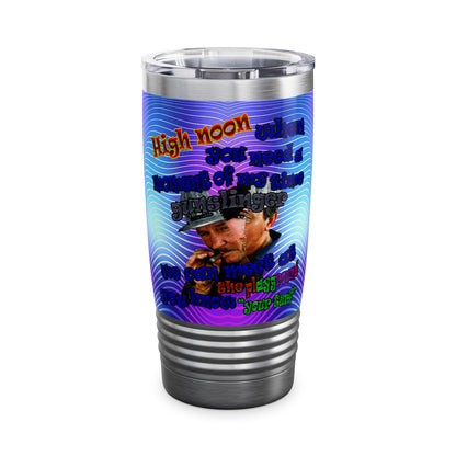 high noon - Ringneck Tumbler, 20oz (purple wave)