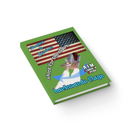 shoot for the stars - journal-blank (green)