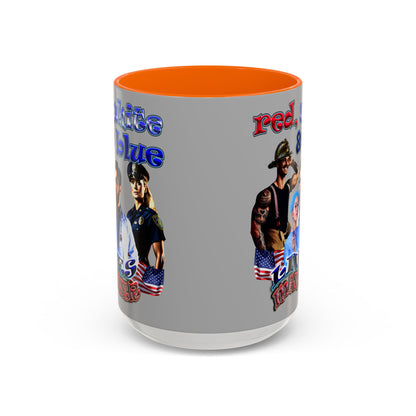 rw&b lives matter - Accent Mug (light grey)