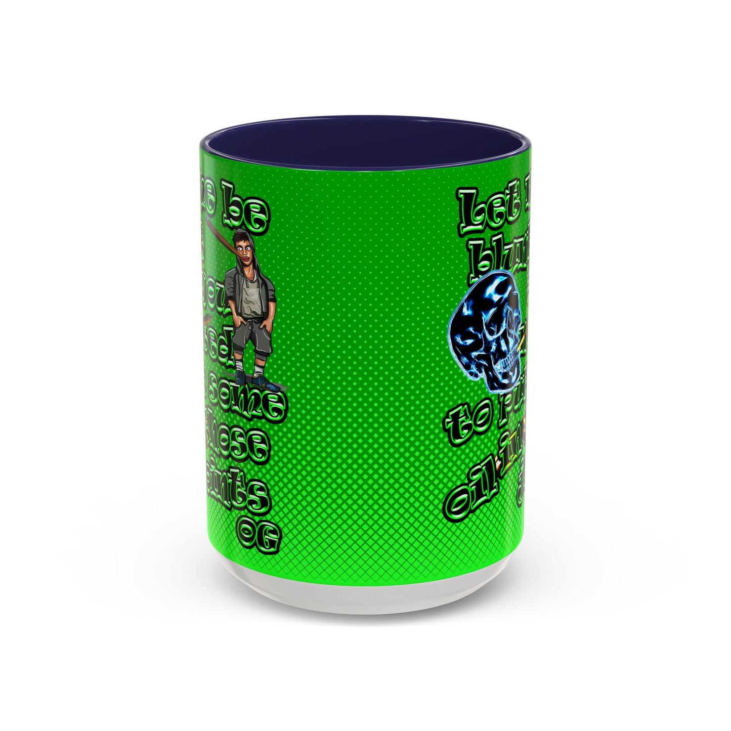 og - Accent Mug (logo green)