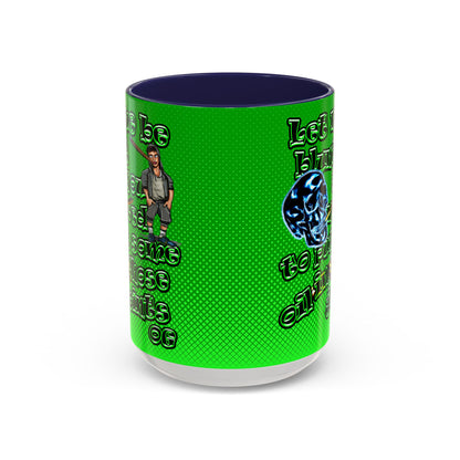 og - Accent Mug (logo green)