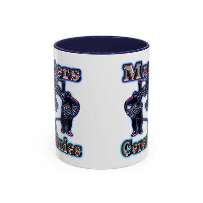 em cee squared - Accent Mug (white)