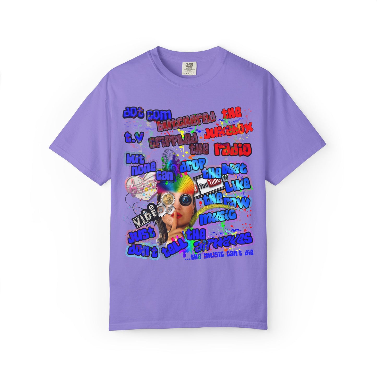 drop the beat - Unisex Garment-Dyed T-shirt